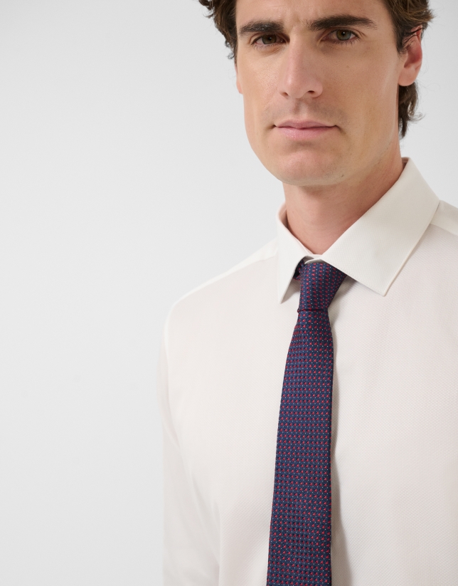 Camisa vestir estructura blanca