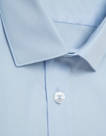 Plain light blue dress shirt
