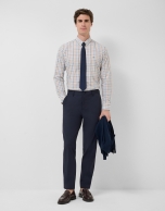 Camisa sport regular cuadros multicolor