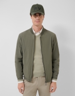 Cazadora reversible caqui/camel