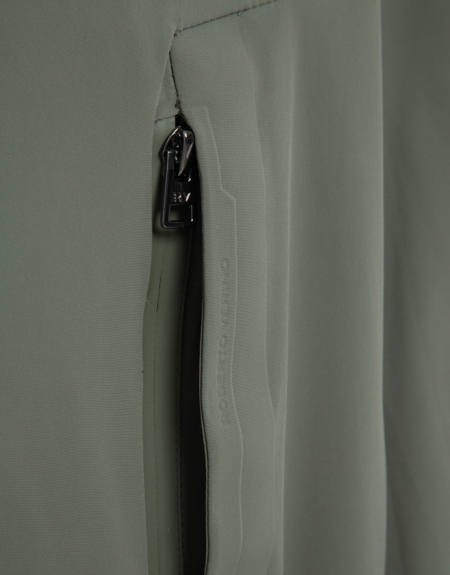 Cazadora reversible caqui/camel