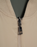 Cazadora reversible caqui/camel