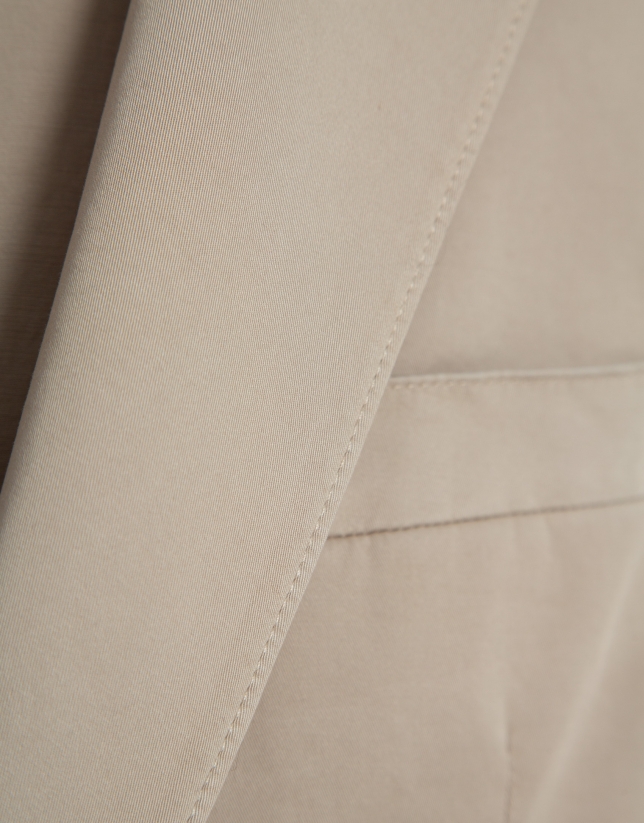 Sand-dyed cotton jacket