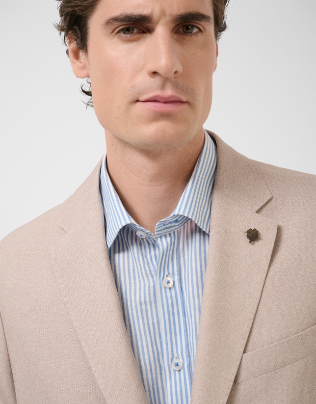 Faux mink-tone smooth comfort jacket