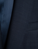 Traje half canvas slim fit falso liso marino