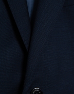 Traje half canvas regular fit falso liso azul oscuro