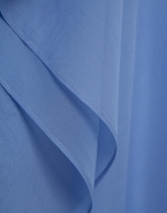 Cubre hombros seda azul
